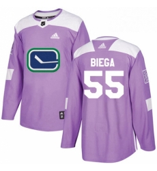 Youth Adidas Vancouver Canucks 55 Alex Biega Authentic Purple Fights Cancer Practice NHL Jersey Youth Adidas Vancouver Canucks 55 Alex Biega Authentic Purple Fights Cancer Practice NHL Jersey