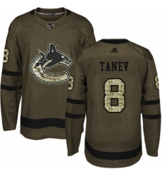 Youth Adidas Vancouver Canucks 8 Christopher Tanev Authentic Green Salute to Service NHL Jersey Youth Adidas Vancouver Canucks 8 Christopher Tanev Authentic Green Salute to Service NHL Jersey