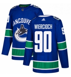 Youth Adidas Vancouver Canucks 90 Patrick Wiercioch Premier Blue Home NHL Jersey Youth Adidas Vancouver Canucks 90 Patrick Wiercioch Premier Blue Home NHL Jersey