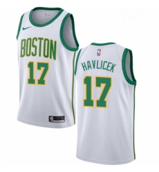 Womens Nike Boston Celtics 17 John Havlicek Swingman White NBA Jersey City Edition Womens Nike Boston Celtics 17 John Havlicek Swingman White NBA Jersey City Edition