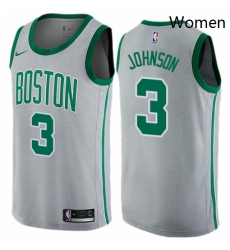 Womens Nike Boston Celtics 3 Dennis Johnson Swingman Gray NBA Jersey City Edition Womens Nike Boston Celtics 3 Dennis Johnson Swingman Gray NBA Jersey City Edition