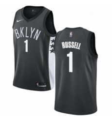 Womens Nike Brooklyn Nets 1 DAngelo Russell Swingman Gray NBA Jersey Statement Edition Womens Nike Brooklyn Nets 1 DAngelo Russell Swingman Gray NBA Jersey Statement Edition
