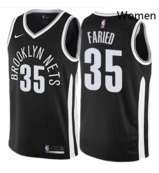 Womens Nike Brooklyn Nets 35 Kenneth Faried Swingman Black NBA Jersey City Edition Womens Nike Brooklyn Nets 35 Kenneth Faried Swingman Black NBA Jersey City Edition
