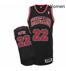 Womens Adidas Chicago Bulls 22 Cameron Payne Authentic Black Alternate NBA Jersey Womens Adidas Chicago Bulls 22 Cameron Payne Authentic Black Alternate NBA Jersey