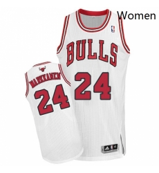 Womens Adidas Chicago Bulls 24 Lauri Markkanen Swingman White Home NBA Jersey Womens Adidas Chicago Bulls 24 Lauri Markkanen Swingman White Home NBA Jersey