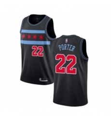 Womens Chicago Bulls 22 Otto Porter Swingman Black Basketball Jersey City Edition Womens Chicago Bulls 22 Otto Porter Swingman Black Basketball Jersey City Edition