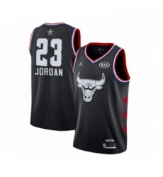 Womens Chicago Bulls 23 Michael Jordan Swingman Black 2019 All Star Game Womens Chicago Bulls 23 Michael Jordan Swingman Black 2019 All Star Game