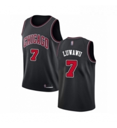 Womens Chicago Bulls 7 Timothe Luwawu Authentic Black Basketball Jersey Statement Edition Womens Chicago Bulls 7 Timothe Luwawu Authentic Black Basketball Jersey Statement Edition