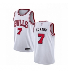 Womens Chicago Bulls 7 Timothe Luwawu Authentic White Basketball Jersey Association Edition Womens Chicago Bulls 7 Timothe Luwawu Authentic White Basketball Jersey Association Edition