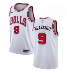 Womens Nike Chicago Bulls 9 Antonio Blakeney Swingman White NBA Jersey Association Edition Womens Nike Chicago Bulls 9 Antonio Blakeney Swingman White NBA Jersey Association Edition