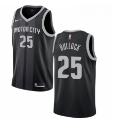Womens Nike Detroit Pistons 25 Reggie Bullock Swingman Black NBA Jersey City Edition Womens Nike Detroit Pistons 25 Reggie Bullock Swingman Black NBA Jersey City Edition