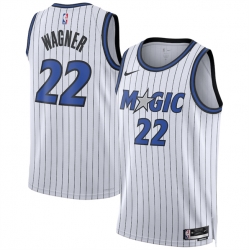 Men Orlando Magic 22 Franz Wagner White 2025 Association Edition Stitched Basketball Jersey