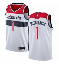 Youth Nike Washington Wizards 1 Chris McCullough Authentic White Home NBA Jersey Association Edition Youth Nike Washington Wizards 1 Chris McCullough Authentic White Home NBA Jersey Association Edition