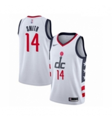 Youth Washington Wizards Ish Smith Swingman White Basketball Jersey 2019 20 City Edition Youth Washington Wizards Ish Smith Swingman White Basketball Jersey 2019 20 City Edition