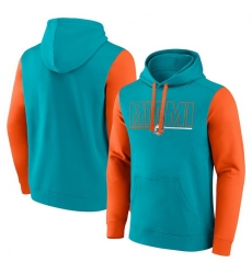 Men Orange Miami Dolphins Outline Pullover Hoodie Men Orange Miami Dolphins Outline Pullover Hoodie