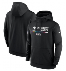 Men New Orleans Saints 2022 Black Crucial Catch Therma Performance Pullover Hoodie Men New Orleans Saints 2022 Black Crucial Catch Therma Performance Pullover Hoodie