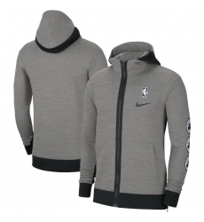Men Nike Boston Celtics Heathered Charcoal Authentic Showtime Performance Full Zip Hoodie Jacket Men Nike Boston Celtics Heathered Charcoal Authentic Showtime Performance Full Zip Hoodie Jacket