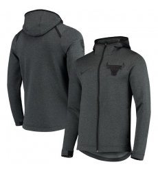 Men Chicago Bulls Nike Showtime Tonal Therma Flex Performance Full Zip Hoodie Black Men Chicago Bulls Nike Showtime Tonal Therma Flex Performance Full Zip Hoodie Black