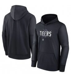 Men Detroit Tigers Navy Pregame Performance Pullover Hoodie Men Detroit Tigers Navy Pregame Performance Pullover Hoodie