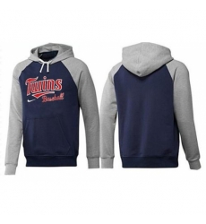 MLB Men Nike Minnesota Twins Pullover Hoodie NavyGrey MLB Men Nike Minnesota Twins Pullover Hoodie NavyGrey