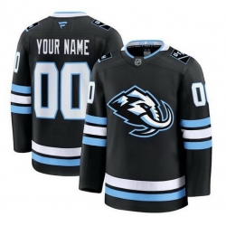 Men Women Youth Utah Mammoth ACTIVE PLAYER Custom 2025 Black Stitched Hockey Jersey