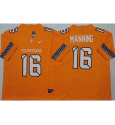 Men Tennessee Volunteers Orange #16 Peyton Manning White F U S E Stitched NCAA Jersey Men Tennessee Volunteers Orange #16 Peyton Manning White F U S E Stitched NCAA Jersey