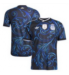 Youth 0 Blank Argentina National Team adidas 2026 Away Replica Jersey Black 1