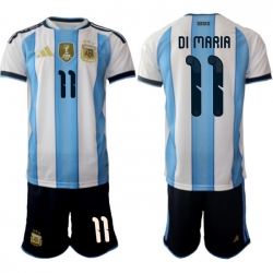 Argentina 2026 FIFA World Cup Soccer Jersey White #10 DI MARIA