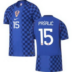 Men 15 Croatia Mario Pasalic Away Replica World Cup   2