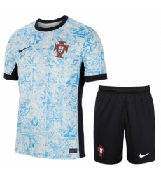 Men Portugal Soccer Replica Away Euro 2024 Jersey Suit