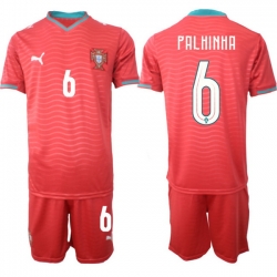Portugal 2026 FIFA World Cup Soccer Jersey Red #6 PALHINHA