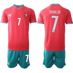 Portugal 2026 FIFA World Cup Soccer Jersey Red Ble #7 RONALDO