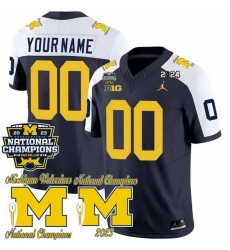 Men Women Youth Michigan Wolverines ACTIVE PLAYER Custom Navy White Alternate F U S E CFP 2023 National Champions Patch Vapor Stitched Football Jersey Men Women Youth Michigan Wolverines ACTIVE PLAYER Custom Navy White Alternate F U S E CFP 2023 National Champions Patch Vapor Stitched Football Jersey