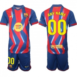 Men FC Barcelona 2026 Soccer Jerseys RedBlue CUSTOM