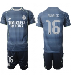 Men Real Madrid 2026 Soccer Jerseys DarkBlue #16 ENDRICK Men Real Madrid 2026 Soccer Jerseys DarkBlue #16 ENDRICK
