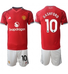 Men Manchester United 2026 Soccer Jerseys Red #10 RASHFORD