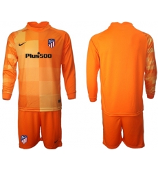 Men Atletico de Madrid Long Sleeve Soccer Jerseys 505 Men Atletico de Madrid Long Sleeve Soccer Jerseys 505