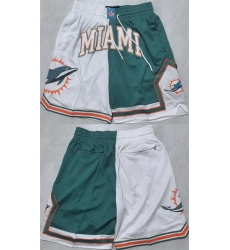 Men Maimi Dolphins Aqua White Shorts Men Maimi Dolphins Aqua White Shorts