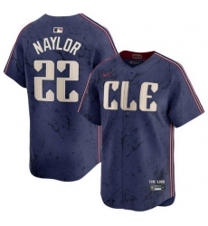 Men Cleveland Guardians 22 Josh Naylor Navy 2024 City Connect Limited Stitched Baseball Jersey Men Cleveland Guardians 22 Josh Naylor Navy 2024 City Connect Limited Stitched Baseball Jersey