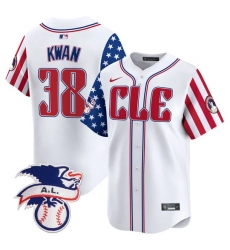 Men Cleveland Guardians 38 Steven Kwan White 2024 Fourth Of July Vapor Premier Limited Stitched Baseball Jersey Men Cleveland Guardians 38 Steven Kwan White 2024 Fourth Of July Vapor Premier Limited Stitched Baseball Jersey