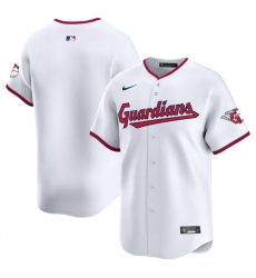 Men Cleveland Guardians Blank White Home Limited Stitched Baseball Jersey Men Cleveland Guardians Blank White Home Limited Stitched Baseball Jersey