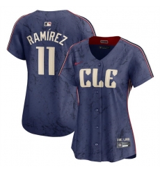 Women Cleveland Guardians 11 Jose Ram EDrez Navy 2024 City Connect Stitched Baseball Jersey Women Cleveland Guardians 11 Jose Ram EDrez Navy 2024 City Connect Stitched Baseball Jersey