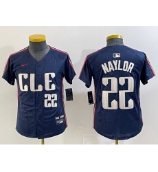 Youth Cleveland Guardians 22 Josh Naylor Navy 2024 City Connect Limited Stitched jerseys 8 Youth Cleveland Guardians 22 Josh Naylor Navy 2024 City Connect Limited Stitched jerseys 8