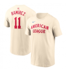 Men American League 11 Jose Ramirez Cream 2024 All Star Name 26 Number T Shirt Men American League 11 Jose Ramirez Cream 2024 All Star Name 26 Number T Shirt