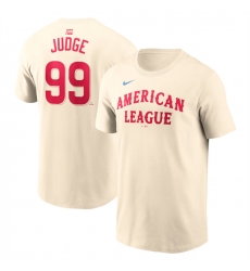 Men American League 99 Aaron Judge Cream 2024 All Star Name 26 Number T Shirt Men American League 99 Aaron Judge Cream 2024 All Star Name 26 Number T Shirt
