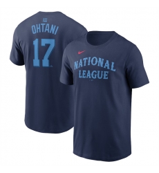 Men National League 17 Shohei Ohtani Navy 2024 All Star Name 26 Number T Shirt Men National League 17 Shohei Ohtani Navy 2024 All Star Name 26 Number T Shirt