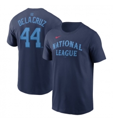 Men National League 44 Elly De La Cruz Navy 2024 All Star Name 26 Number T Shirt Men National League 44 Elly De La Cruz Navy 2024 All Star Name 26 Number T Shirt