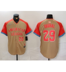Men American League 29 Tarik Skubal Cream 2024 All Star Limited Stitched Baseball Jersey 3 Men American League 29 Tarik Skubal Cream 2024 All Star Limited Stitched Baseball Jersey 3