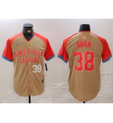 Men American League 38 Steven Kwan Cream 2024 All Star Limited Stitched Jersey 2 Men American League 38 Steven Kwan Cream 2024 All Star Limited Stitched Jersey 2