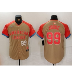 Men American League 99 Aaron Judge Cream 2024 All Star Elite Stitched Baseball Jersey 1 Men American League 99 Aaron Judge Cream 2024 All Star Elite Stitched Baseball Jersey 1